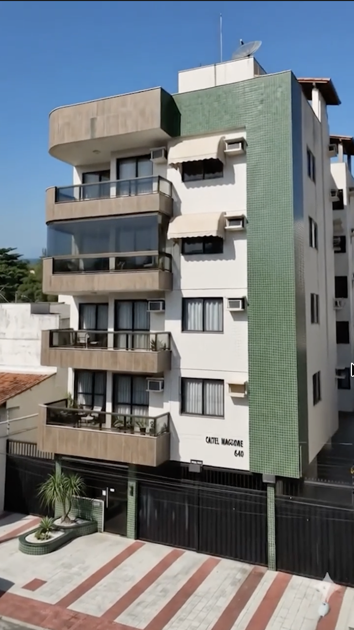 Fachada do edifício residencial em Jardim da Penha
